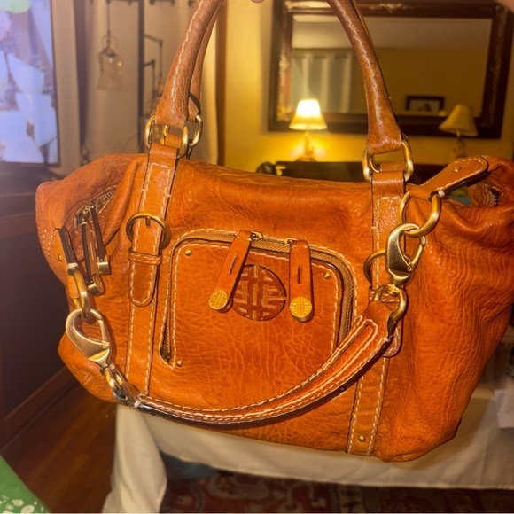 ANTONIO MELANI Handbags - VINTAGE (LIKE NEW )ANTONIO MELANI Leather Satchel Bag, made of fine leather